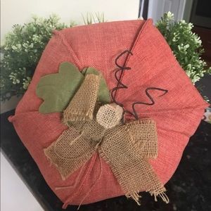 Fabric Pumpkin Decor